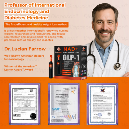 𝐷𝑖𝑎𝑝𝑎𝑠𝑜𝑛® 𝑁𝐴𝐷+ 𝐺𝐿𝑃-1 Slimming Drops 💧 - Suitable for Obesity, Diabetes, and Cardiovascular Diseases