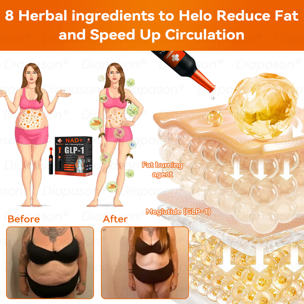 𝐷𝑖𝑎𝑝𝑎𝑠𝑜𝑛® 𝑁𝐴𝐷+ 𝐺𝐿𝑃-1 Slimming Drops 💧 - Suitable for Obesity, Diabetes, and Cardiovascular Diseases