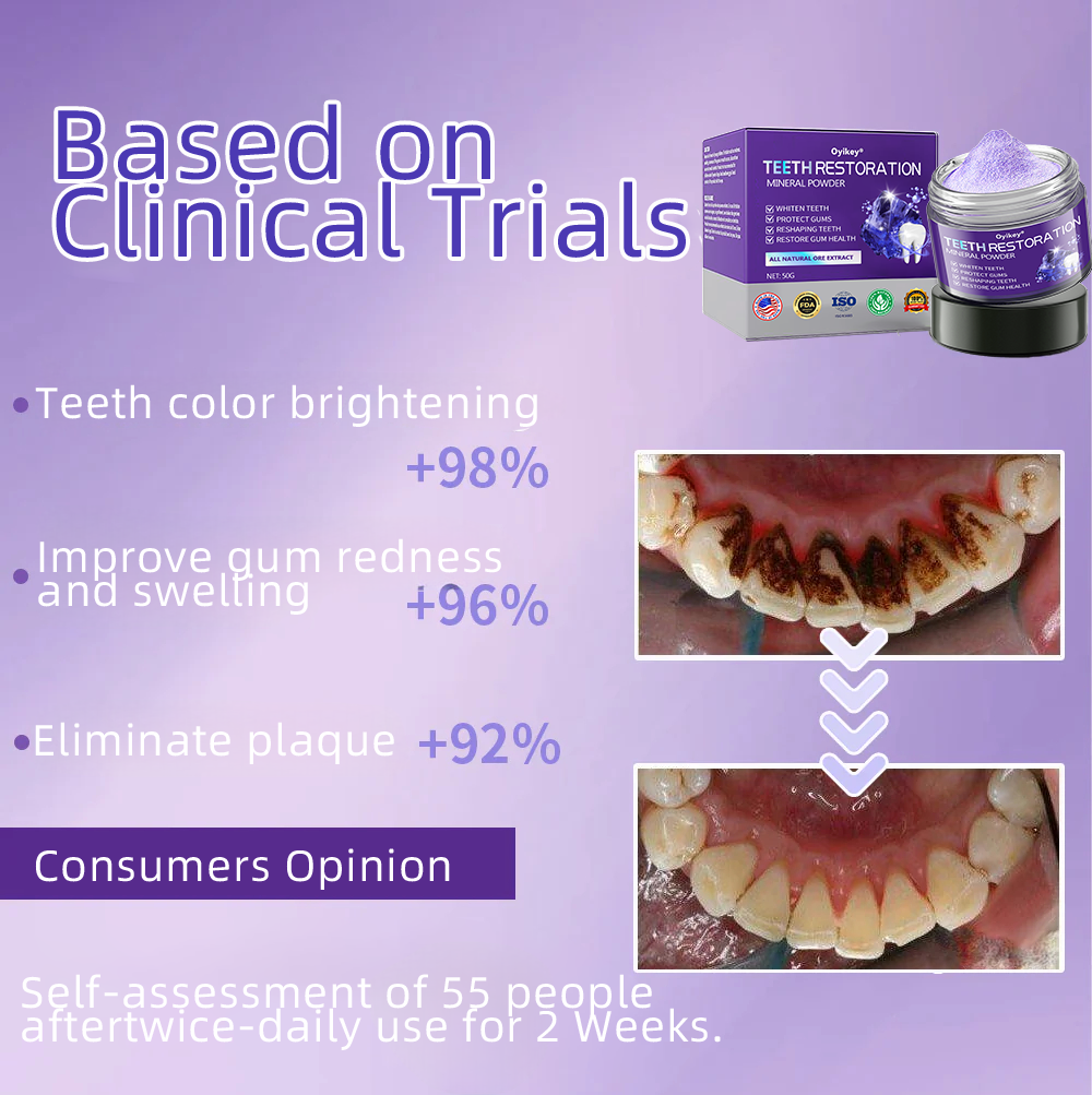 𝐎𝐲𝐢𝐤𝐞𝐲® 💕Mineral Whitening Tooth Powder  (🎁 Exclusive Promotion - 60% Off)