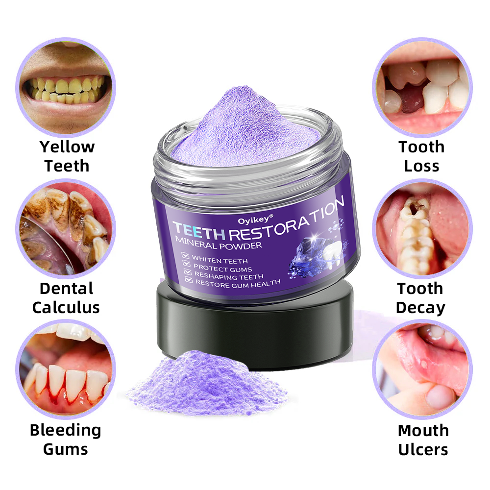 𝐎𝐲𝐢𝐤𝐞𝐲® 💕Mineral Whitening Tooth Powder  (🎁 Exclusive Promotion - 60% Off)