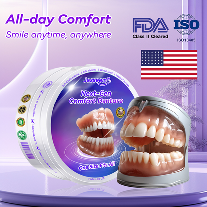 𝐉𝐚𝐬𝐬𝐞𝐞𝐦® Latest Premium Comfort Dentures🎉 (High-End Dentures, Easy to Wear - Limited Time 70% Discount)🔥