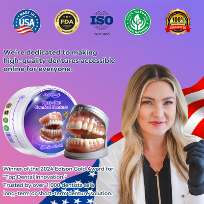 𝐉𝐚𝐬𝐬𝐞𝐞𝐦® Latest Premium Comfort Dentures🎉 (High-End Dentures, Easy to Wear - Limited Time 70% Discount)🔥