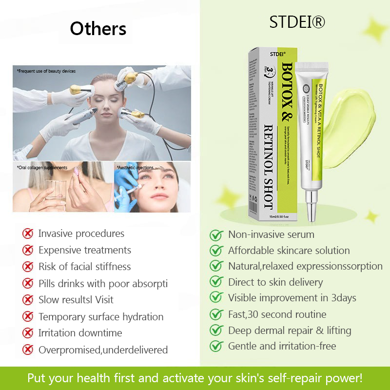 STDEI® BOTOX & VITA A RETINOL SHOT Anti-Wrinkle Lifting & Firming Cream🎁🎁